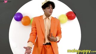 Cute Latino Julian Jaden is EMBARRASSED in front of his coach