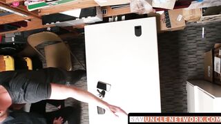SayUncleNetwork.com - Bareback banged thief gets raw punishment for stealing