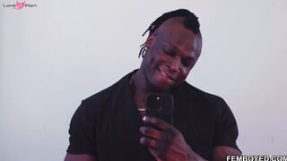 Sexy Femboy Takes A Pic And Rides A Dick