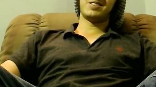 JoeSchmoeXXX.com - Chunky boy sucks big hairy dick and makes his buddy blast