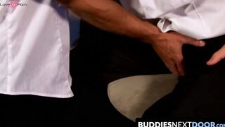 BuddiesNextDoor.com - Uniformed gay jocks Brody Wilder and Bradley Rose indulge in a