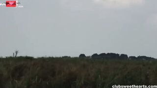 Blonde Hot Obliterates BF into Sizzling Outside Bang