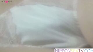 NipponSexTV.com - Sweet japanese woman filmed through her door on hidden tape