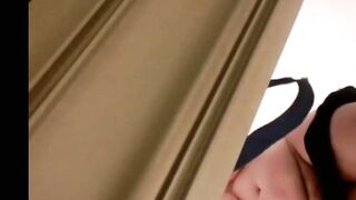 spying on stepmom. (BBW, big tits, hairy)