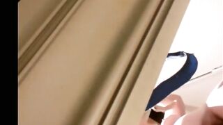 spying on stepmom. (BBW, big tits, hairy)