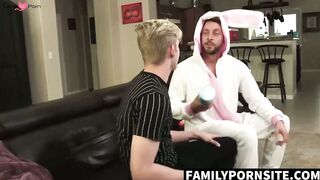 FamilyPornSite.com - Easter egg hunt turned cocksucking with Jace Madden