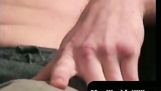 MenWorkinXXX.com - Well-built younger guy masturbates while watching porn and cums ha