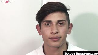 DaddyBreeding.com - Inked older guy rawrails his young partner following intense cock