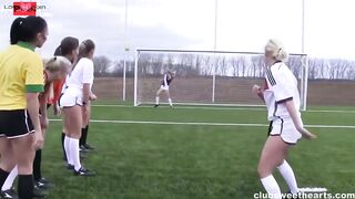 The Soak Dream of Athletes 8 18 yo Goddesses Strip Down into the Shower