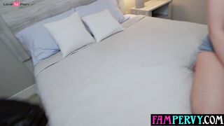 Petite Latina stepsis want stepbros cock
