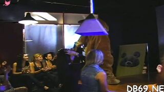 Blonde guy cruelly fucked girls
