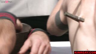 Cass Bolton flogged and DOUBLE ANAL fucked in public!