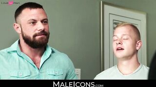 MaleIcons.com - Sexy college graduate's pounding session with roommate's tight ass an