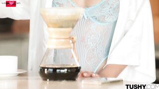 SWEET DECEPTION Virgin Looking Blonde Hot, Emily Lee, Hides Dark Concealed of Forbidden Anal Satisfaction