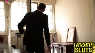 Busty fetish chick Honesty dominated hard by Pascal While