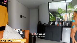 Hot Latin bombshell fucked from the back