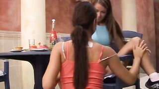 19 year old Exclusive Forbidden Temptation Dyke Friends Burning Out of Control!