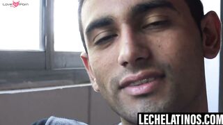 LecheLatinos.com - Erotic Joels face covered with my sticky cum load