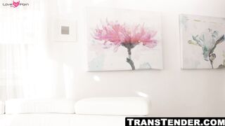 Real estate trap rides client's cock to seal the deal