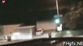 Delectable blonde floosy enjoys sex with a random dude