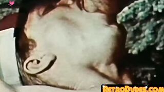 RetroDudes.com - Vintage guys flex after blowjobs then cum hard