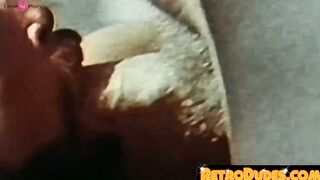 RetroDudes.com - Vintage guys flex after blowjobs then cum hard