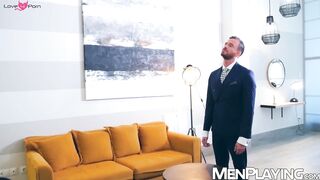 Franky Fox worships his boyfriend Marco Napolis cock and feet