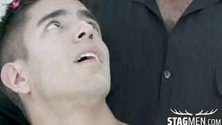 Hunk Nik Fros dominates and barebacks Latino escort Milo Miles
