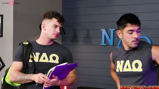 Nico Coopas fucks his favorite hazing target Trevor Brooks