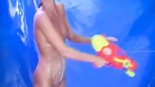 Squirting Like Wild Animals The Hottest Water Gun Fight Thatll Leave You Breathless!