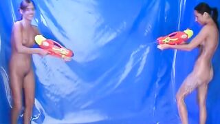 Squirting Like Wild Animals The Hottest Water Gun Fight Thatll Leave You Breathless!