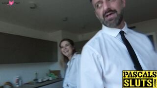 UK dom loves pounding this submissive chick like a slut