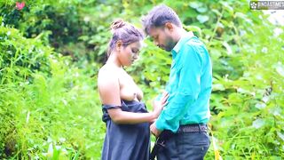 Desi Indian Real Chudai on open road and jungle outdoor hardcore