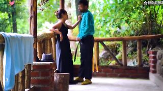 Desi Indian Real Chudai on open road and jungle outdoor hardcore