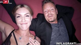 Big tit Blonde beauty Fking Multiple Dicks into Epic Gang bang