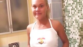 Sweet Goddess Darina plays with her snatch
