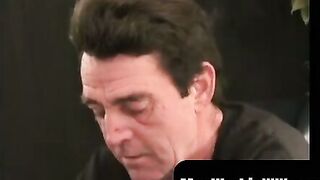 MenWorkinXXX.com - Mature homo comes hard while his ass is filled with a dildo