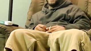 JoeSchmoeXXX.com - Hairy ebony homosexual gets sucked while masturbating