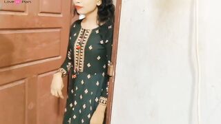 Indian roommate fucks me hard in missionary then pull my hair while