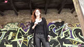 GERMAN SCOUT - Redhead MILF Mona