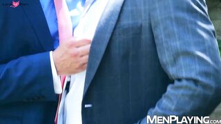 Hunk Joe Gillis hires Leo Grin as party planner and fuck buddy