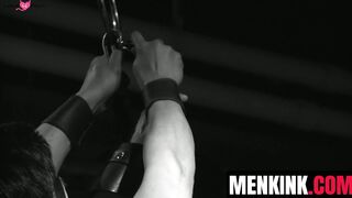 Beefy Tatum survives Van Darkholmes water chamber and gimp fucking