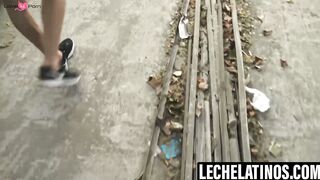LecheLatinos.com - Bearded Mauricio swallows my cock while stroking
