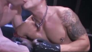 CentralFisting.com - Lasalle's ass kneaded by Berlin and Heyford's fists