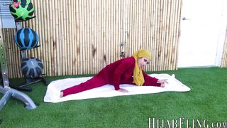 Hijab babe Kira Perez is seduced by her personal trainer into the best fucking of her