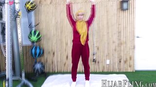 Hijab babe Kira Perez is seduced by her personal trainer into the best fucking of her
