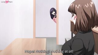 Shared Bed Threesome: Momoka and Kanade take turns sucking Ryota's cock before sex