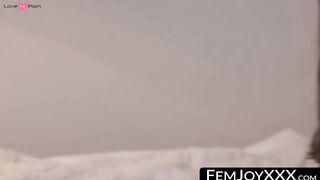FemJoyXXX.com - Seductive Josephine plays with shaved pussy solo