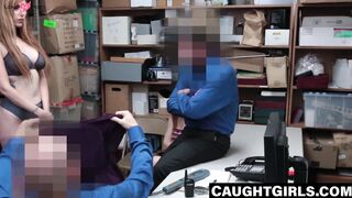 Lauren Phillips fucked hard in group punishment