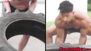 Cam Crawford Loses Bet and takes ripped Kenzo Alvarezs hole drilling